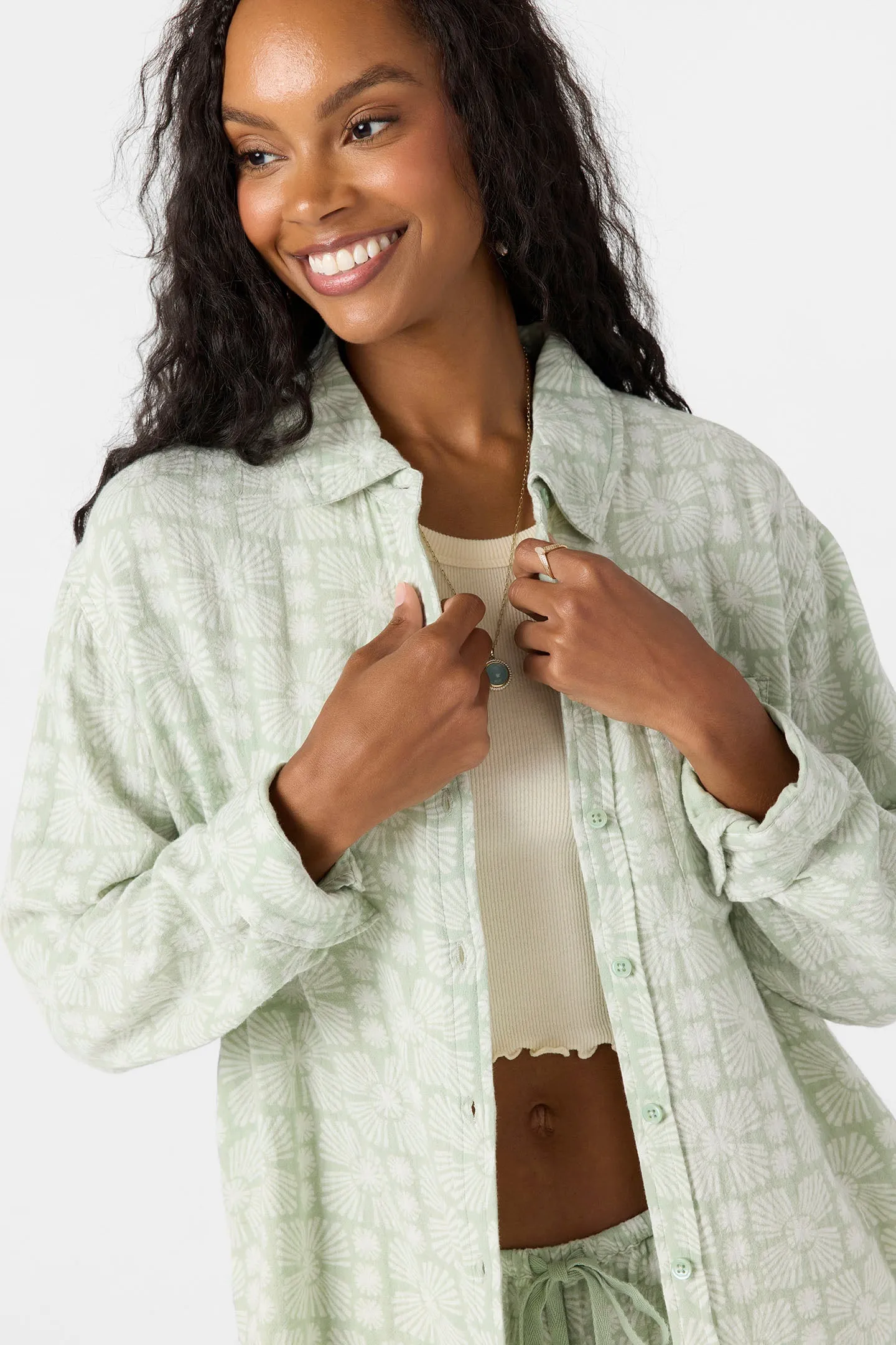 Leni Relaxed Geo Long Sleeve Top sold by O'Neill product image thumbnail 4