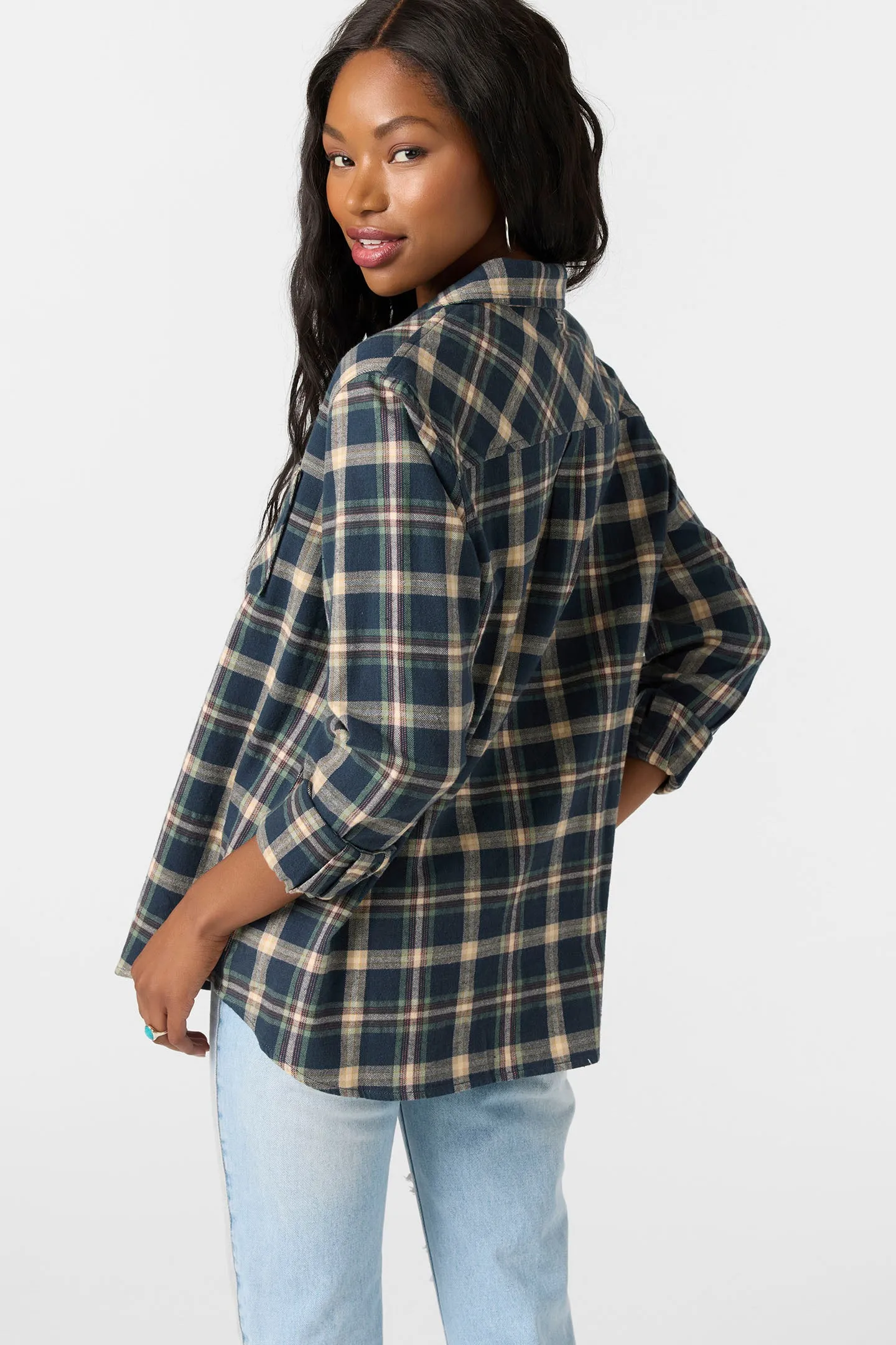 Logan Flannel Long Sleeve Top sold by O'Neill product image thumbnail 2