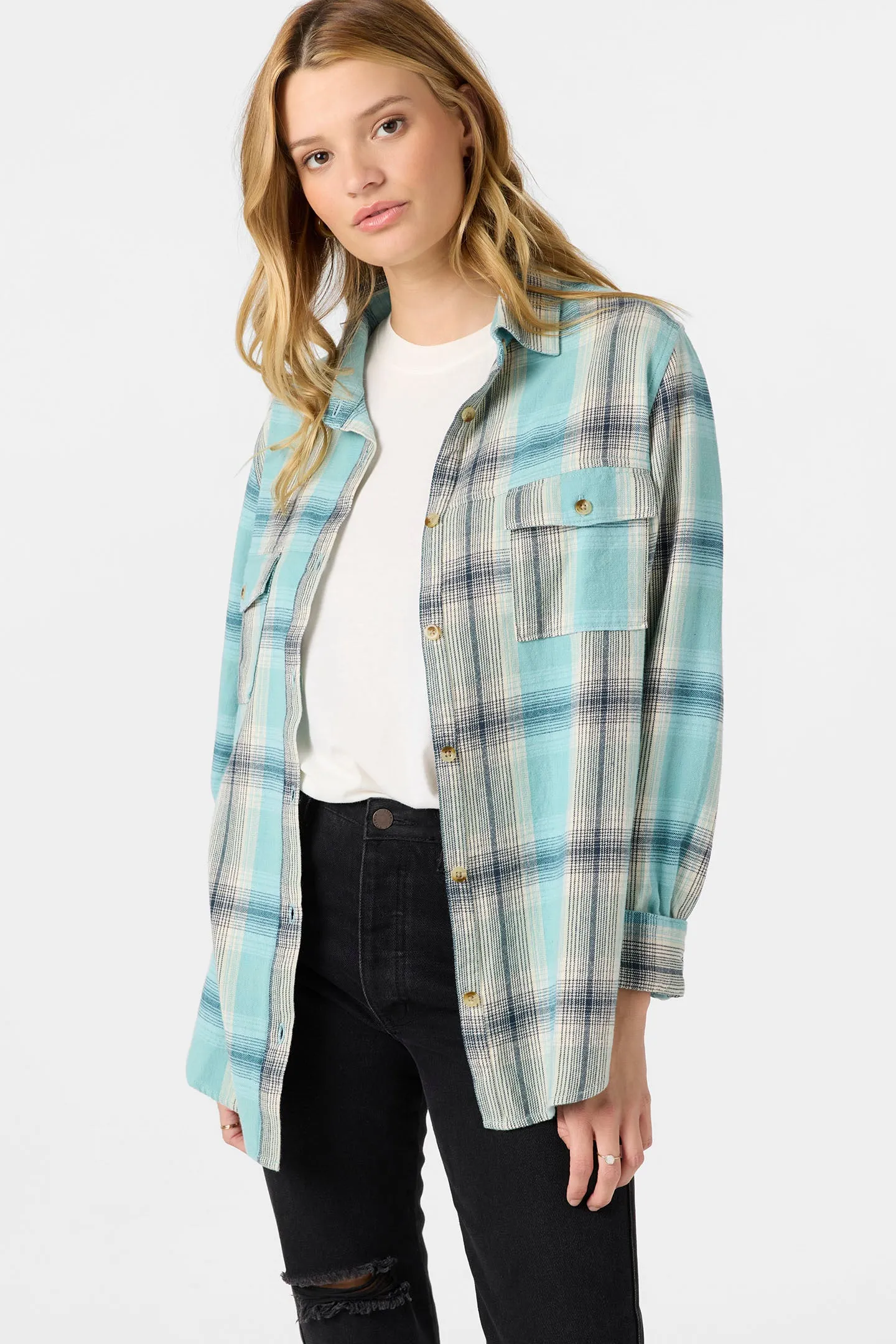 Brooks Flannel Long Sleeve Top sold by O'Neill product image thumbnail 5