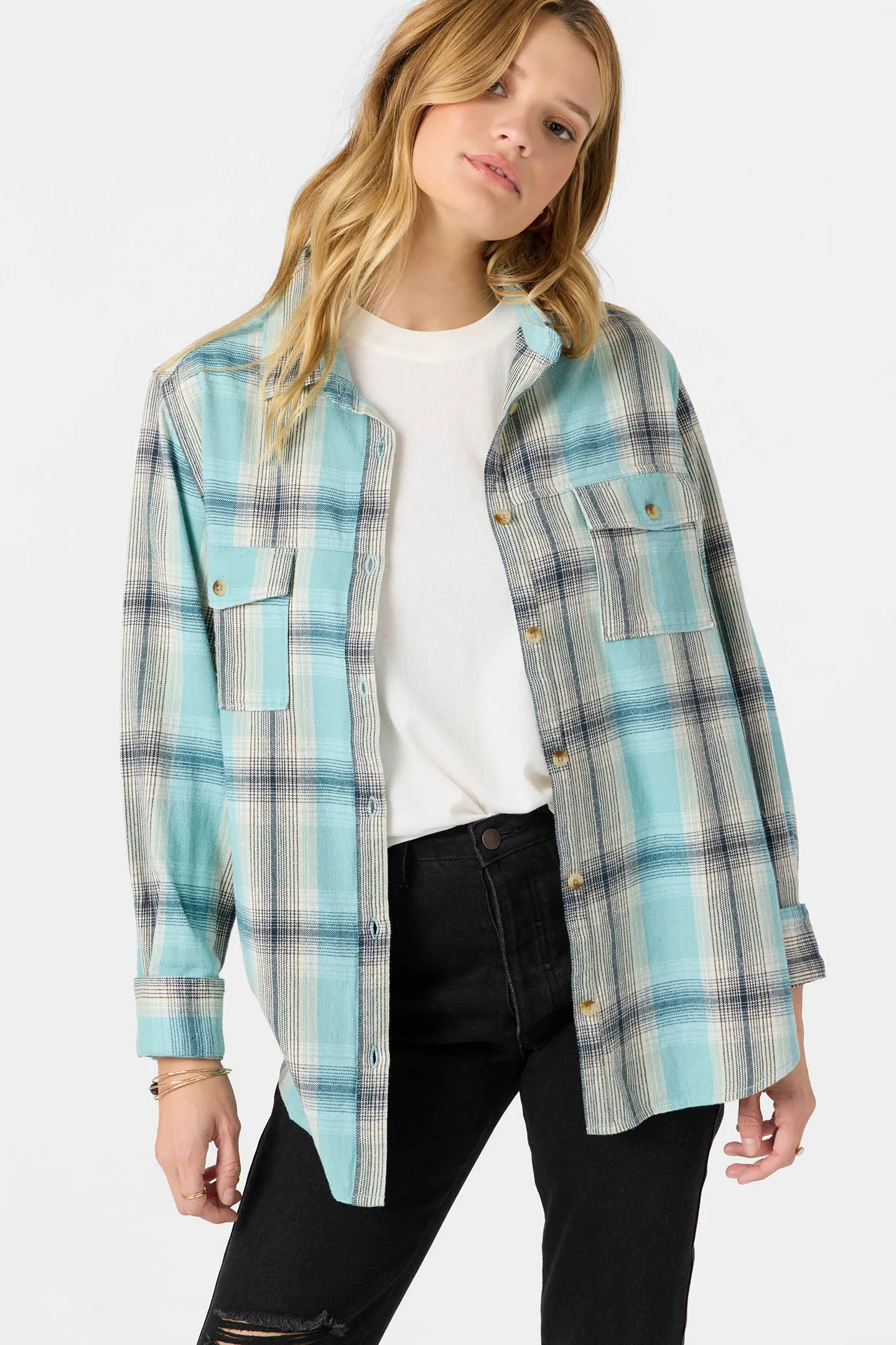 Brooks Flannel Long Sleeve Top sold by O'Neill product image thumbnail 4
