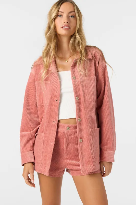 Langford Shacket sold by O'Neill