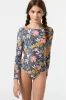 GIRL'S MILA FLORAL TWIST BACK SURF SUIT sold by O'Neill