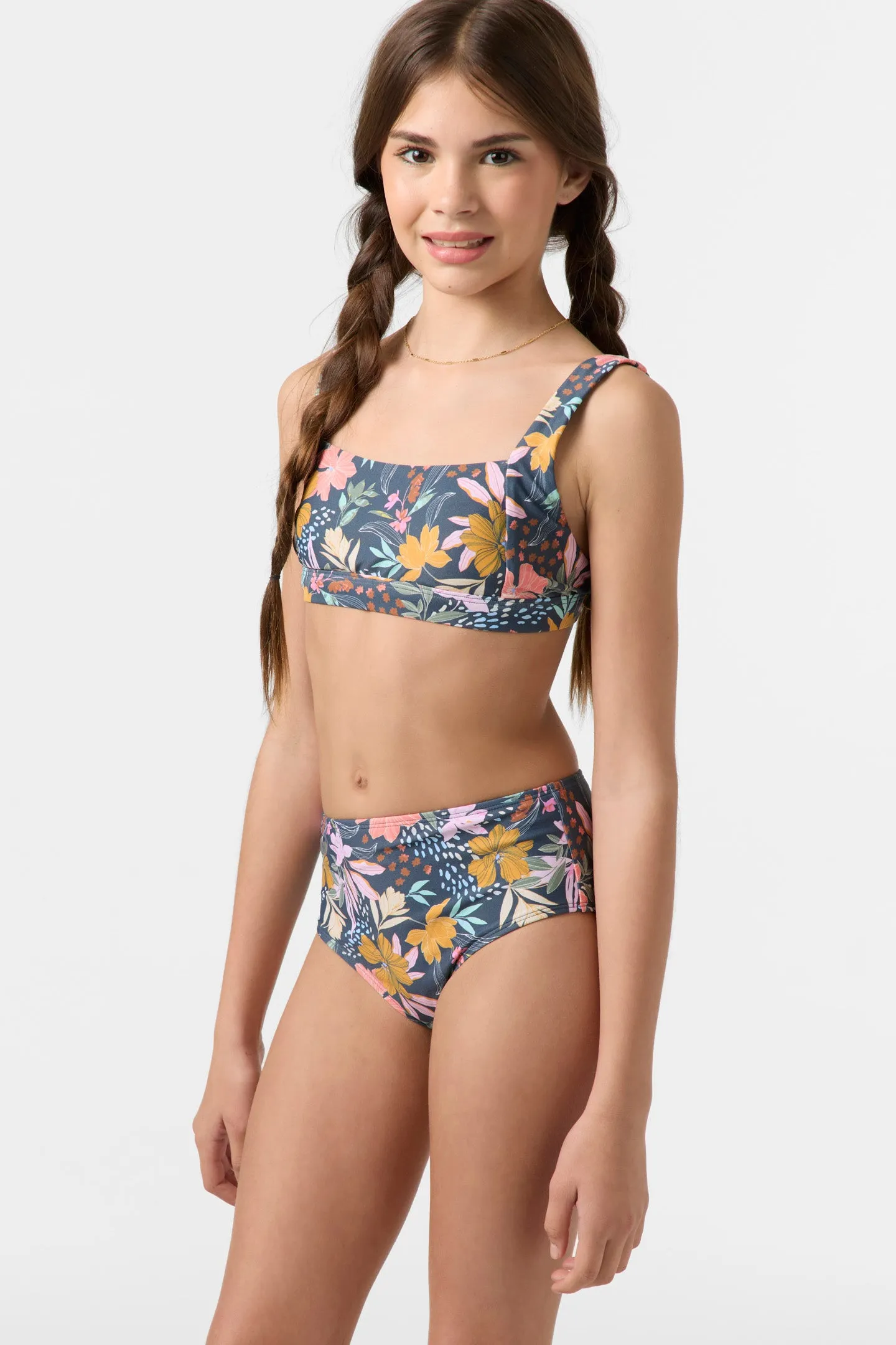 Girl's Mila Floral Square Neck Set sold by O'Neill product image thumbnail 4