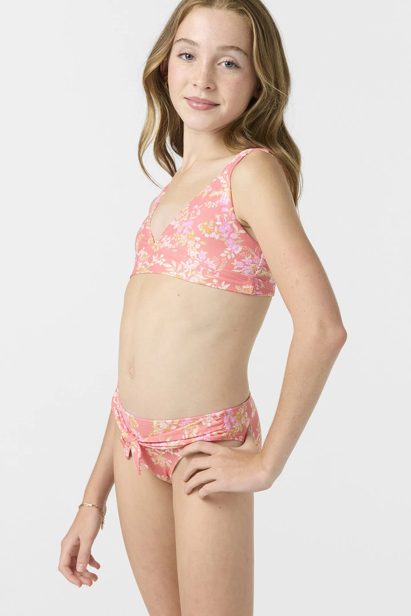 Girl's Nayomi Floral Fixed Tri Top Set sold by O'Neill product image thumbnail 4