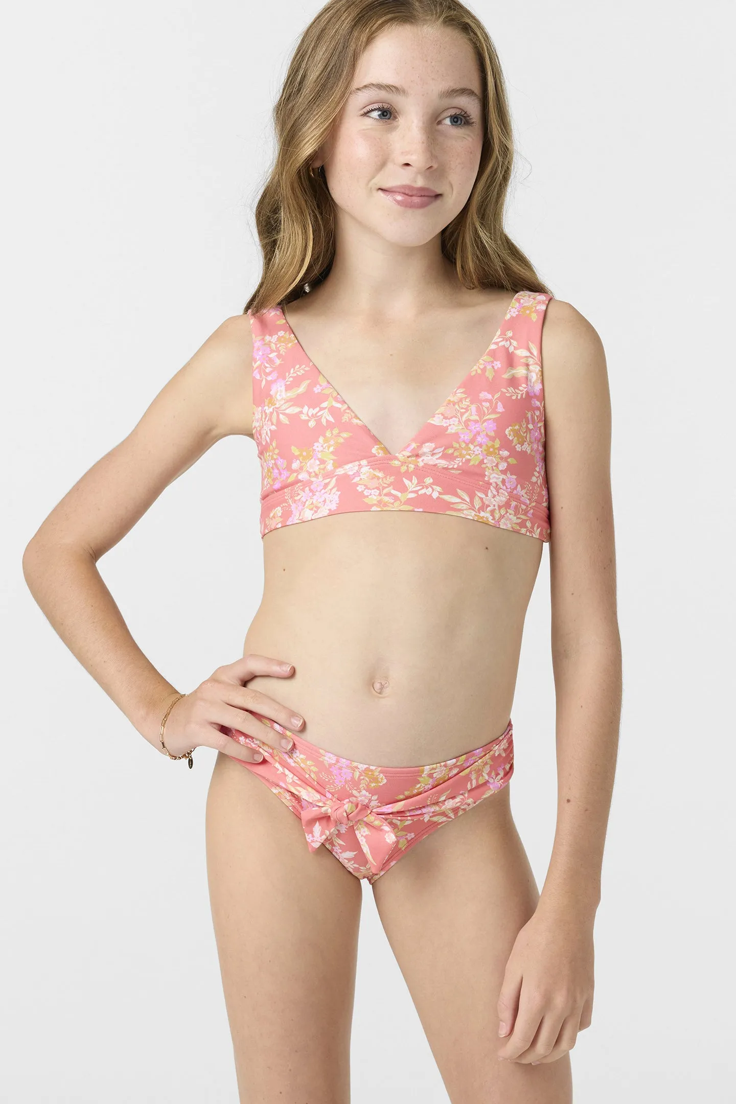 Girl's Nayomi Floral Fixed Tri Top Set sold by O'Neill product image thumbnail 5