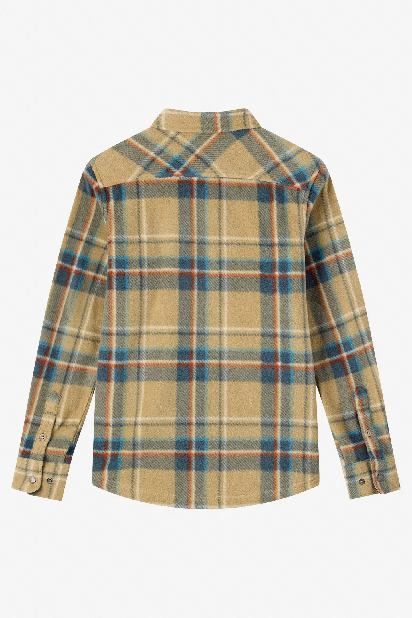 Boy's Glacier Plaid Superfleece Long Sleeve Shirt sold by O'Neill product image thumbnail 5