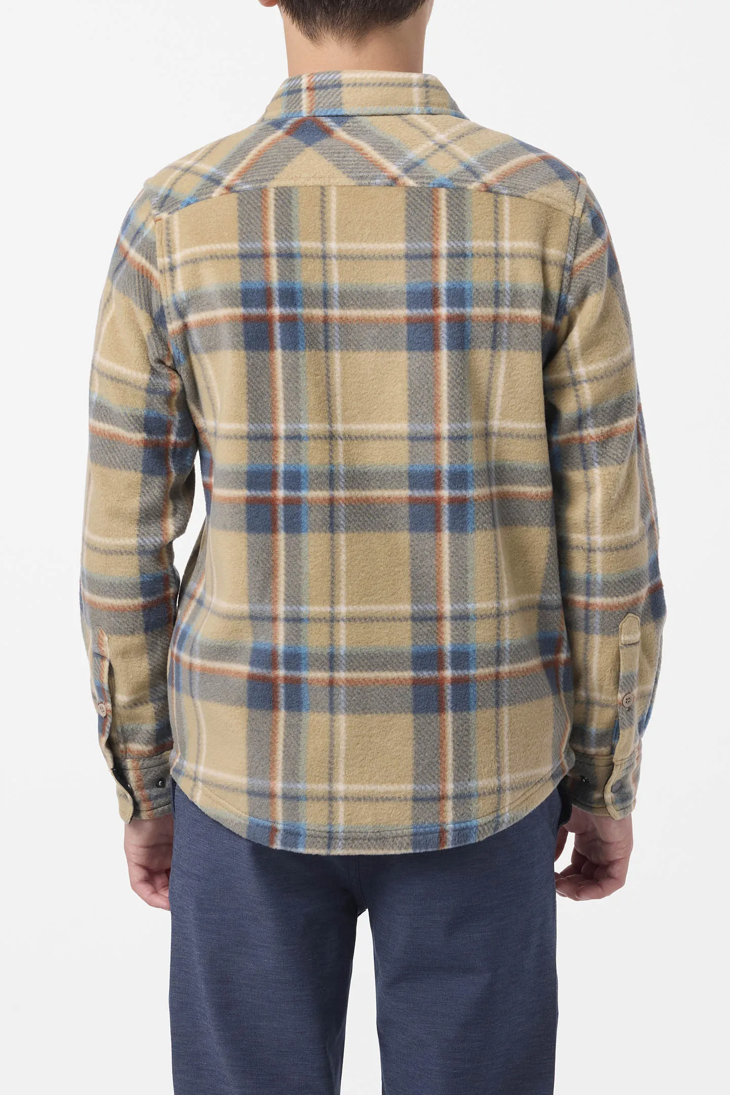Boy's Glacier Plaid Superfleece Long Sleeve Shirt sold by O'Neill product image thumbnail 4