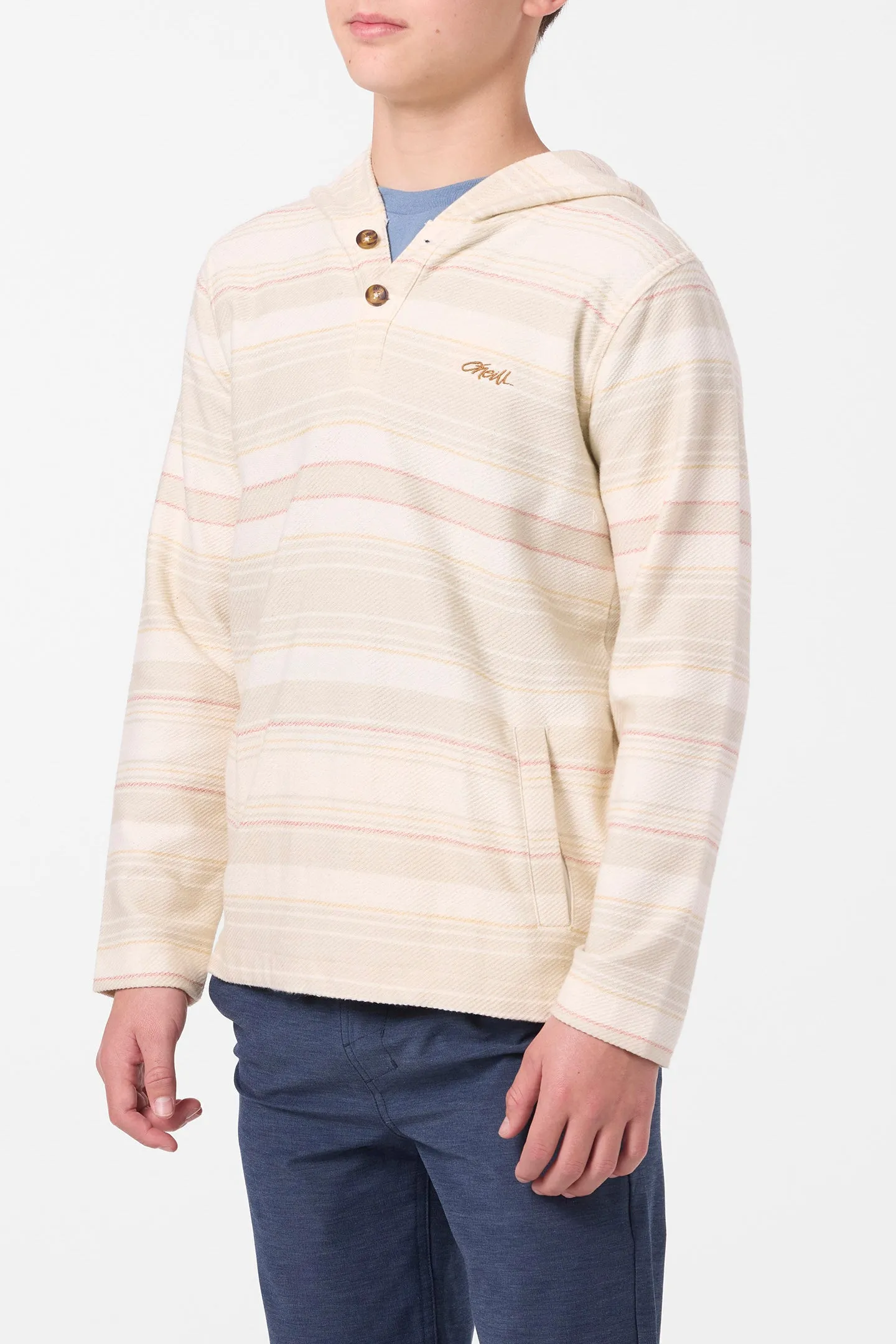 Boy's Bavaro Stripe Poncho Pullover Fleece sold by O'Neill product image thumbnail 3