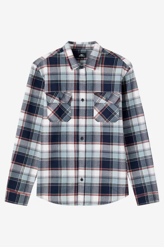 Boy's Winslow Plaid Flannel Long Sleeve Shirt sold by O'Neill