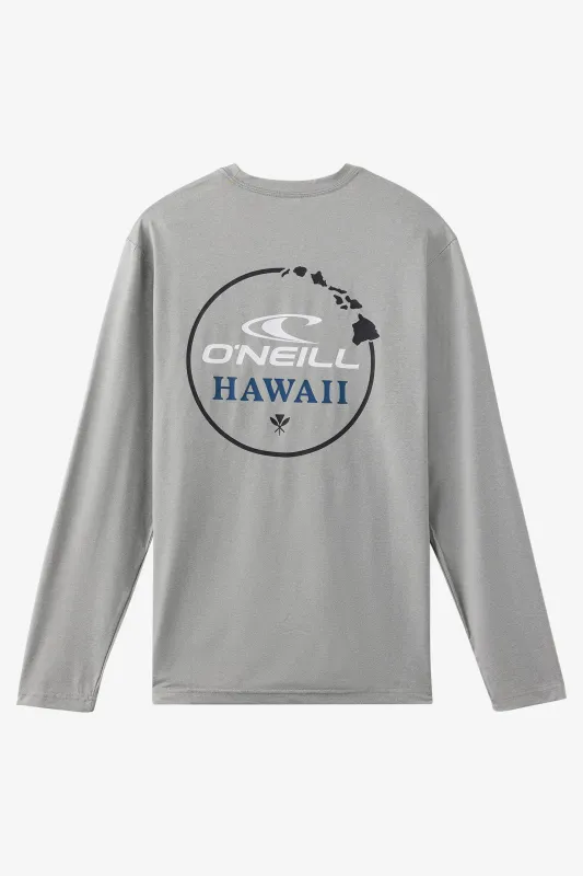 TRVLR UPF HAWAII ISLANDS LONG SLEEVE STANDARD FIT TEE sold by O'Neill