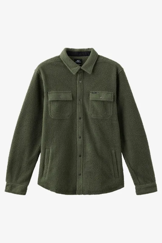 Glacier High Pile Superfleece Standard Fit Overshirt made by O'Neill