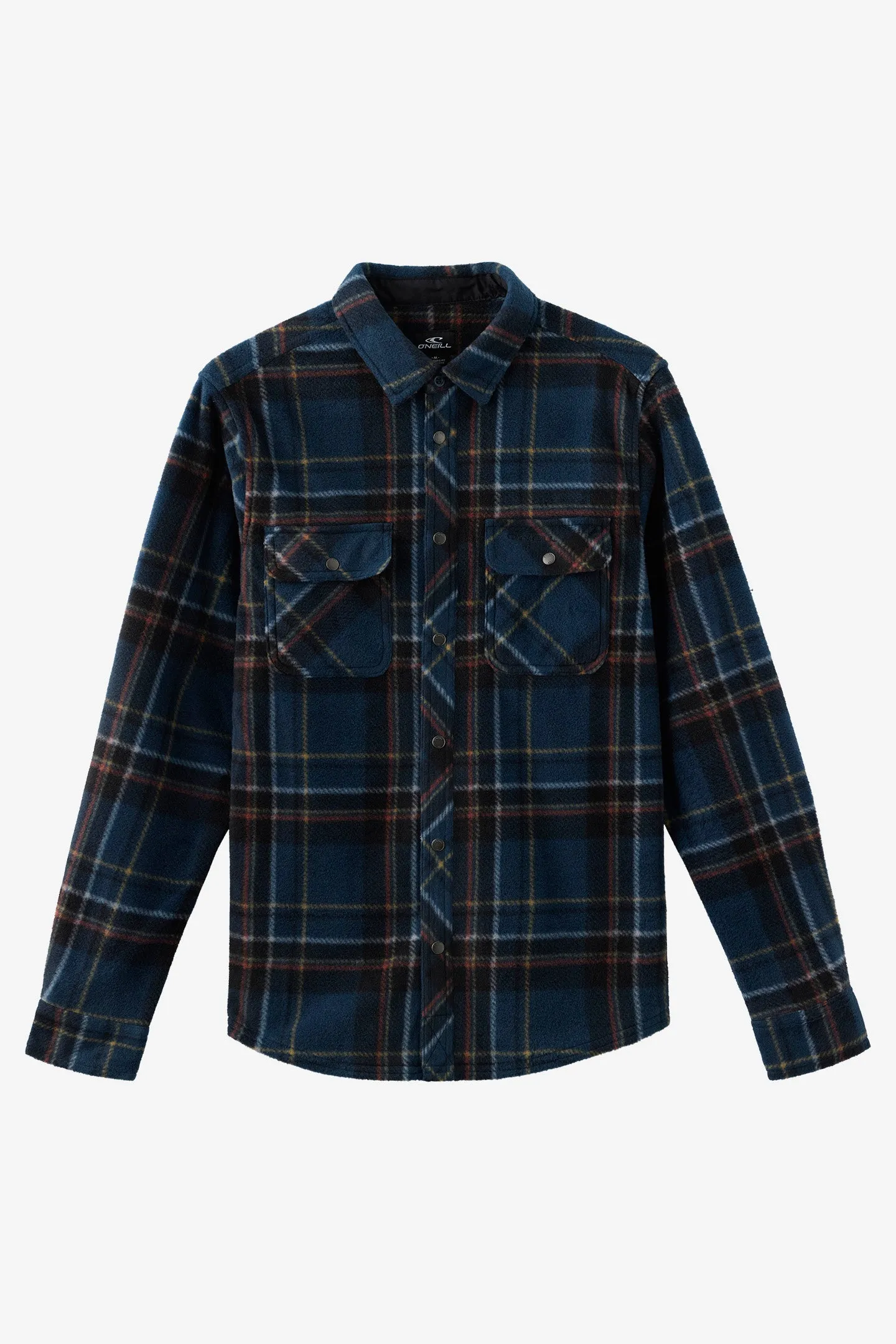 Glacier Plaid Superfleece Standard Fit Long Sleeve Shirt sold by O'Neill