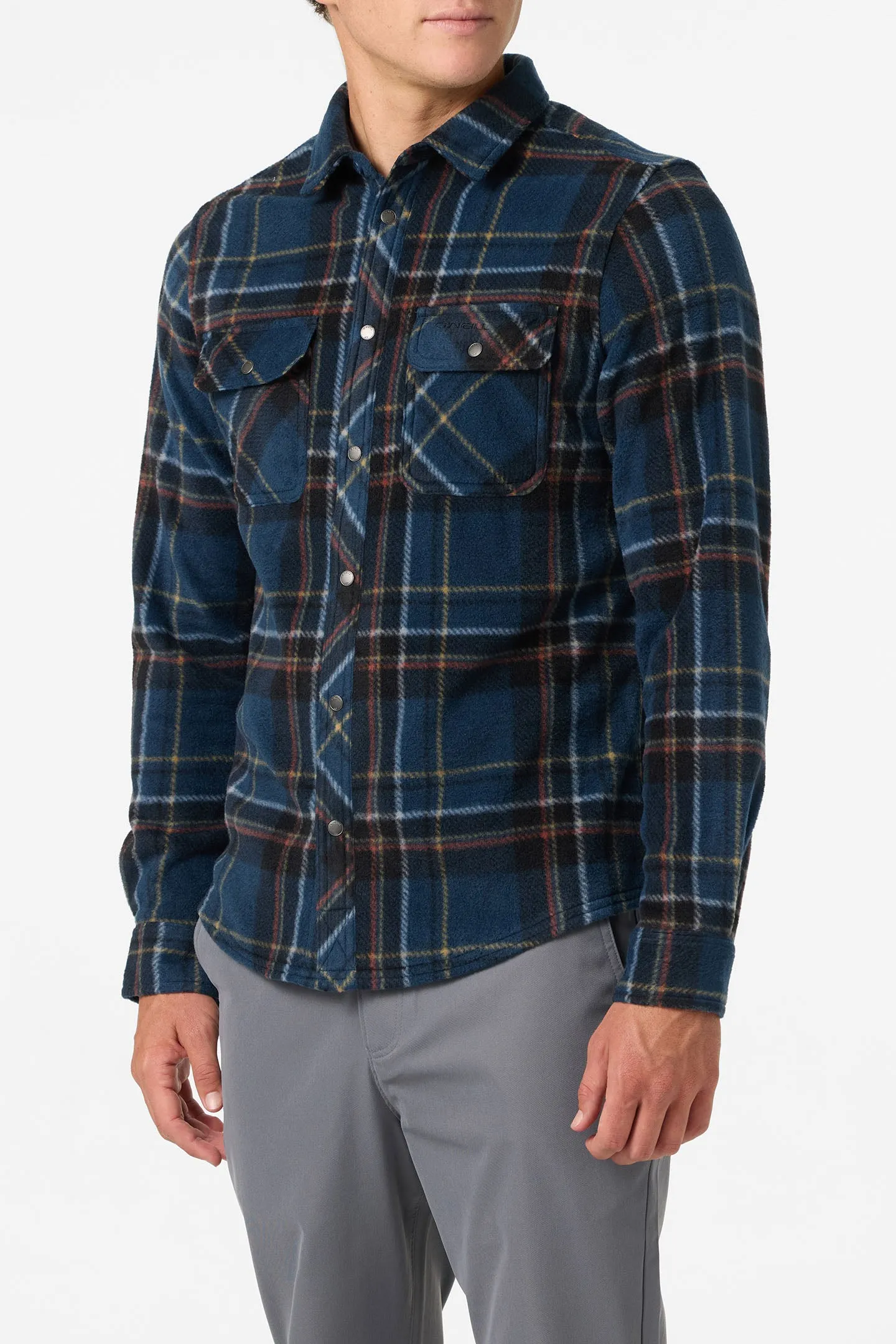Glacier Plaid Superfleece Standard Fit Long Sleeve Shirt sold by O'Neill product image thumbnail 5