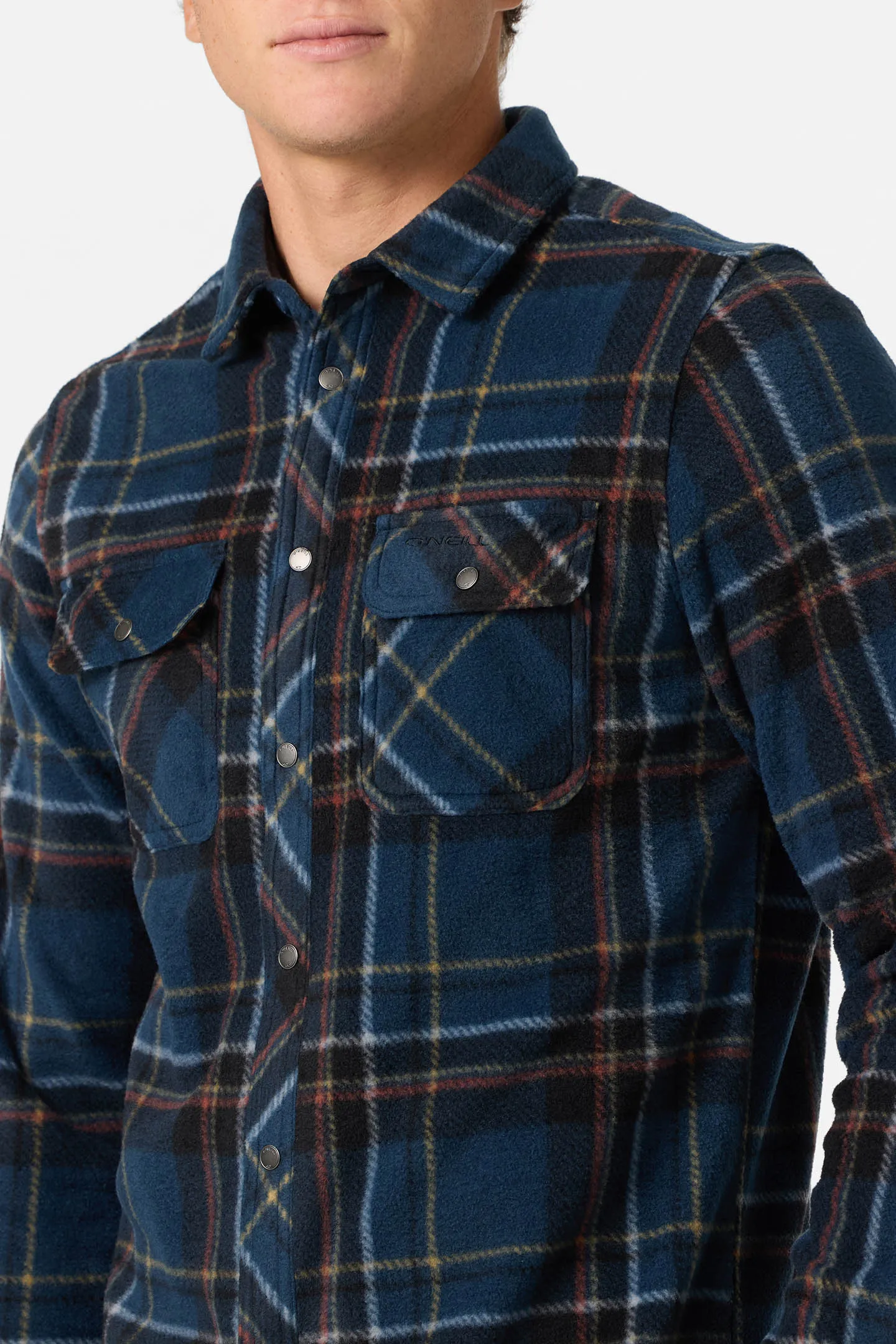 Glacier Plaid Superfleece Standard Fit Long Sleeve Shirt sold by O'Neill product image thumbnail 4