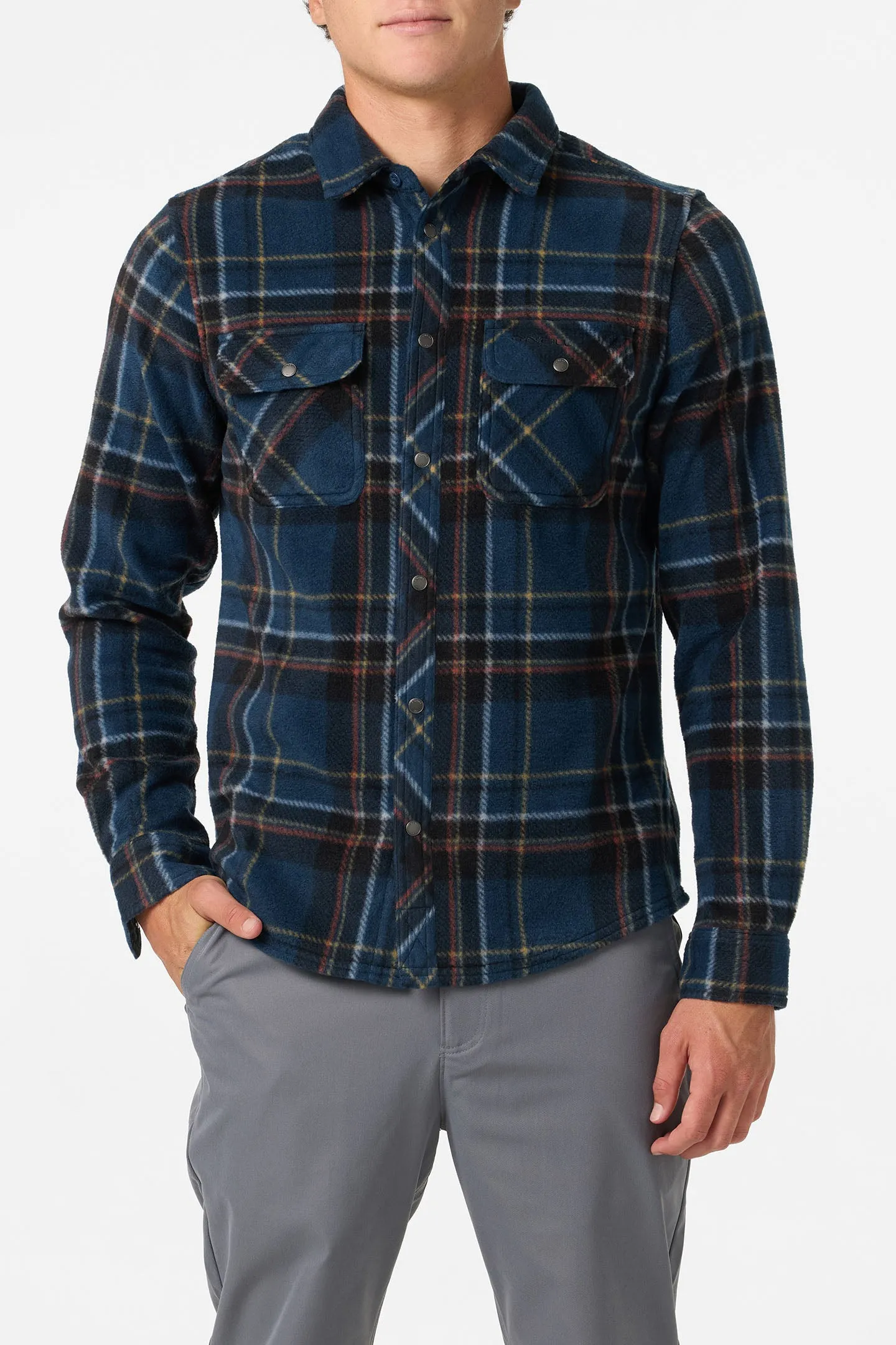 Glacier Plaid Superfleece Standard Fit Long Sleeve Shirt sold by O'Neill product image thumbnail 2