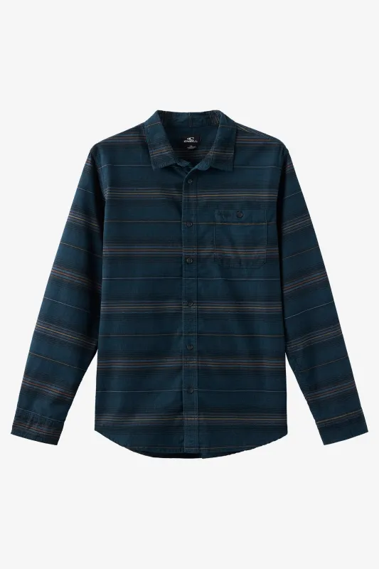 Caruso Stripe Cord Standard Fit Long Sleeve Shirt sold by O'Neill