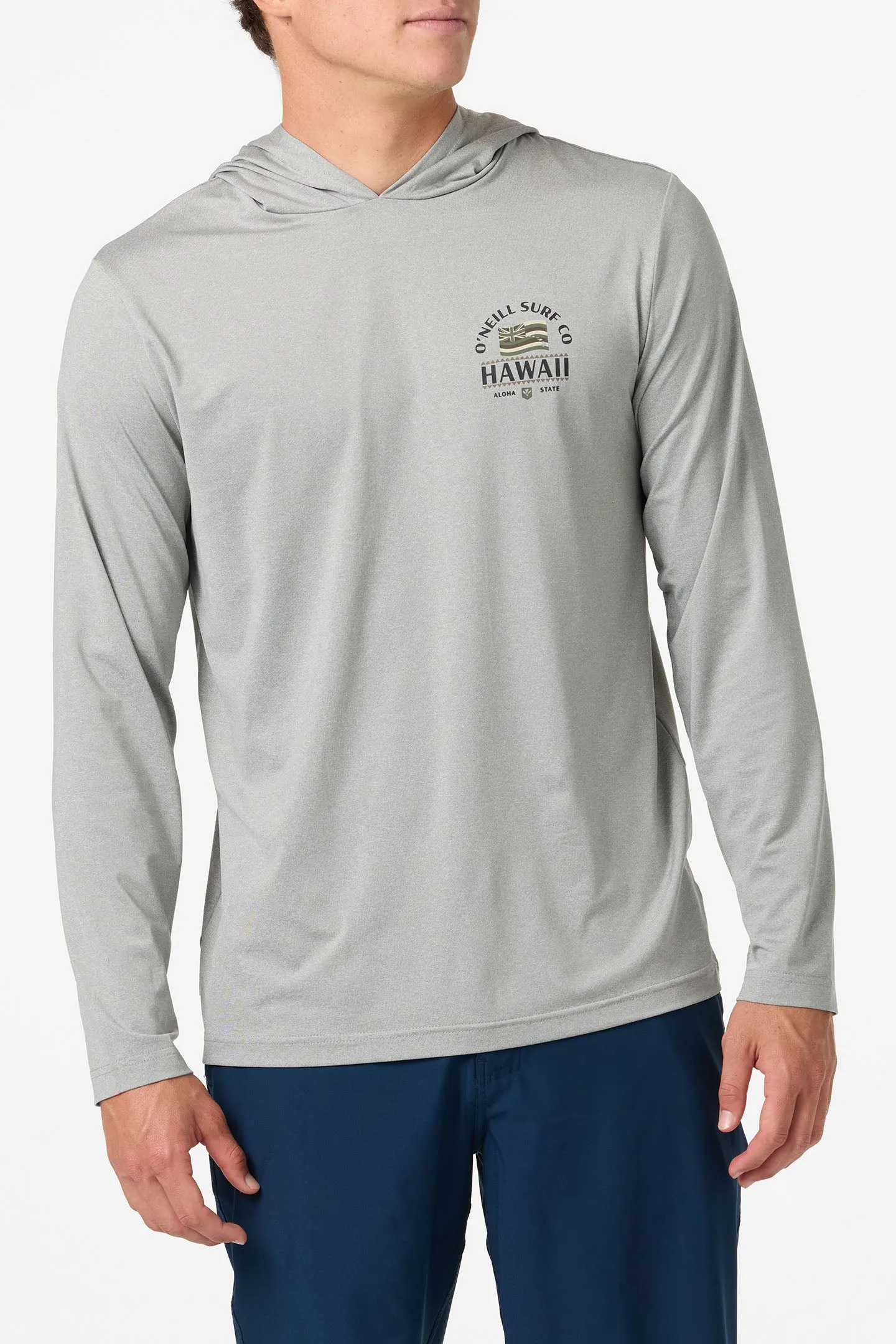 TRVLR UPF Hooded Hawaii Flag Long Sleeve Pullover sold by O'Neill product image thumbnail 2