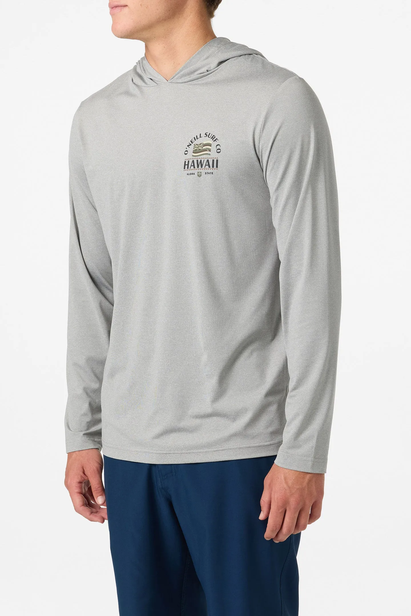 TRVLR UPF Hooded Hawaii Flag Long Sleeve Pullover sold by O'Neill product image thumbnail 4