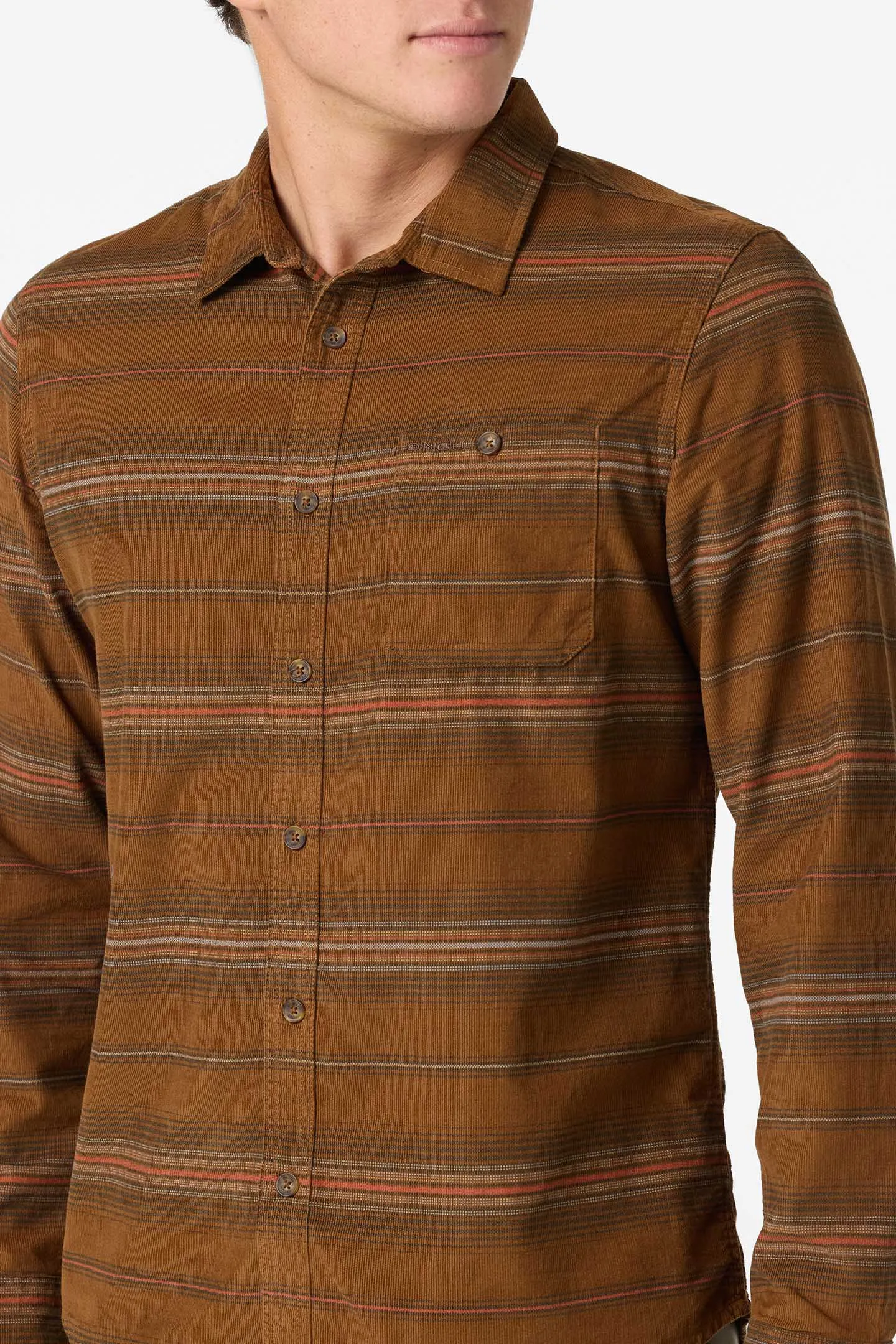 Caruso Stripe Cord Standard Fit Long Sleeve Shirt sold by O'Neill product image thumbnail 4