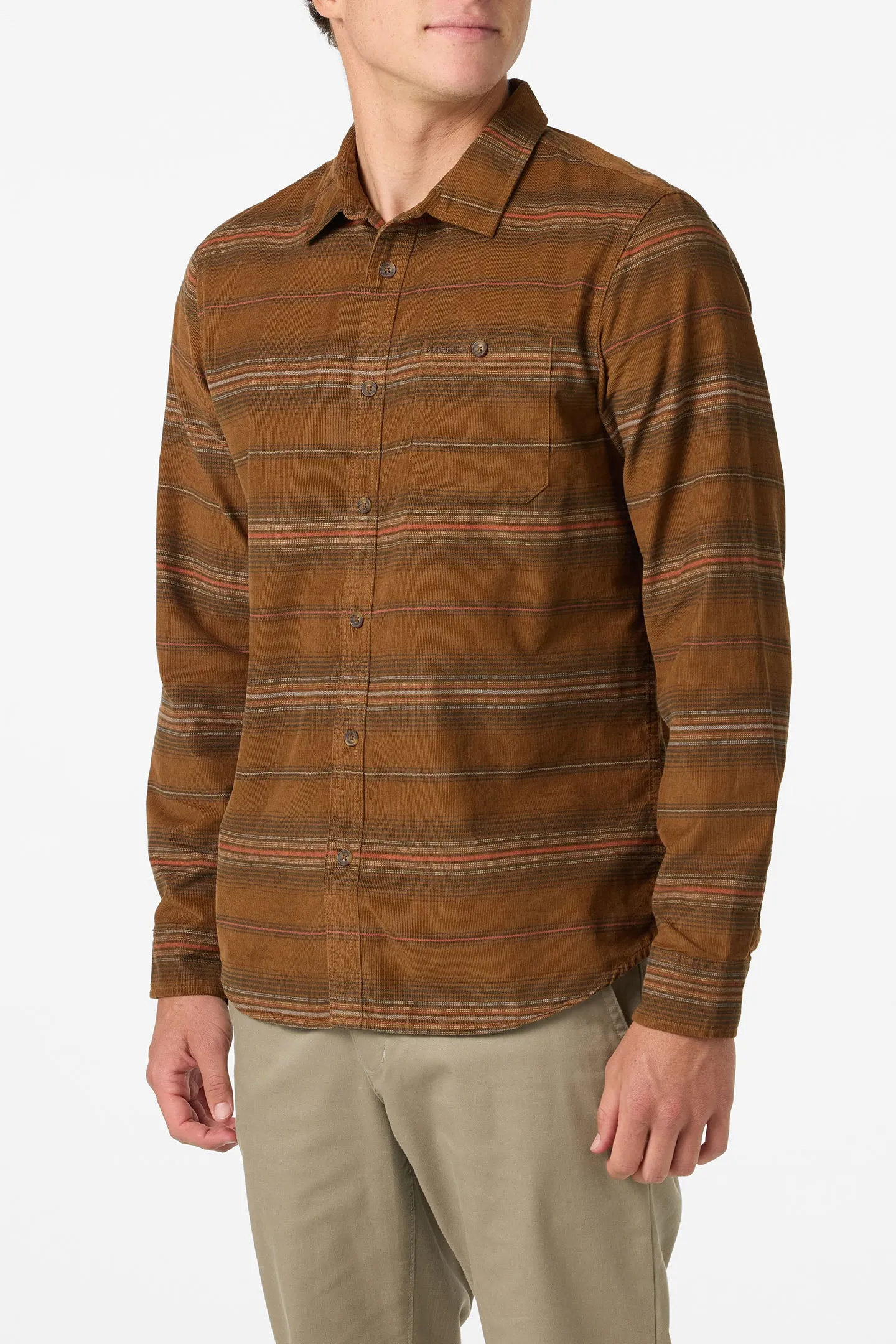 Caruso Stripe Cord Standard Fit Long Sleeve Shirt sold by O'Neill product image thumbnail 3