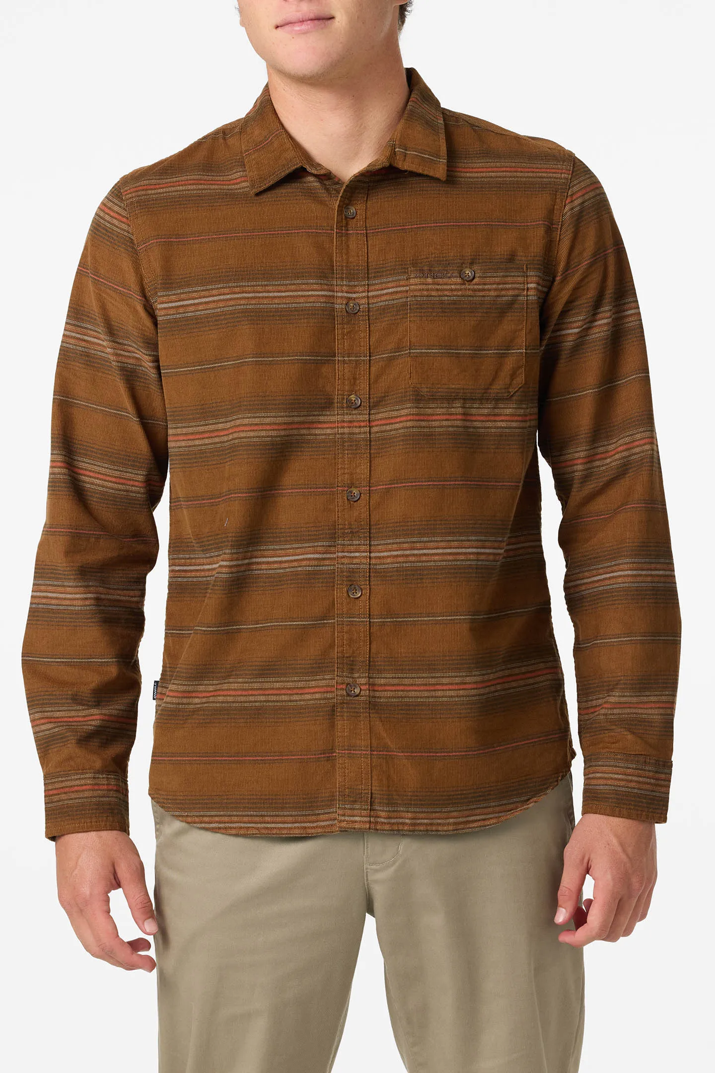 Caruso Stripe Cord Standard Fit Long Sleeve Shirt sold by O'Neill product image thumbnail 2