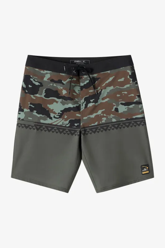 Boy's Hyperfreak Heat Hawaii 17" Boardshorts sold by O'Neill