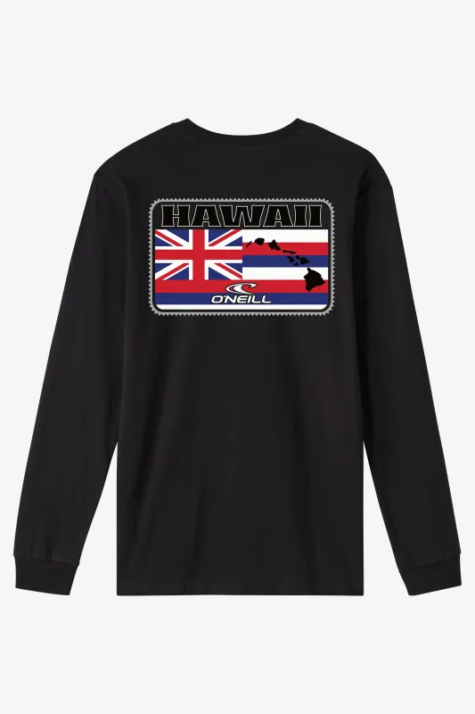 Hawaii Flag 2 Standard Fit Long Sleeve Tee sold by O'Neill