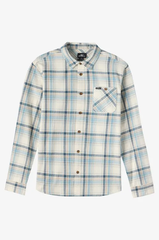 Boy's Redmond Plaid Flannel Long Sleeve Shirt sold by O'Neill