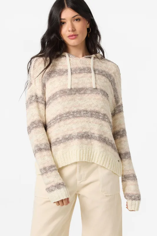 Jayne Stripe Long Sleeve Sweater sold by O'Neill