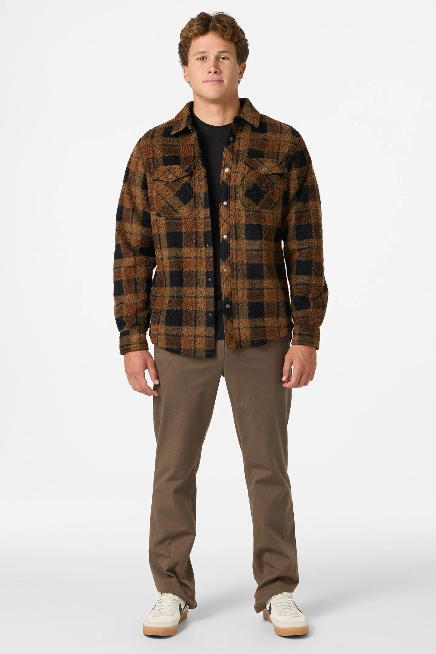 Glacier High Pile Superfleece Standard Fit Overshirt sold by O'Neill product image thumbnail 4