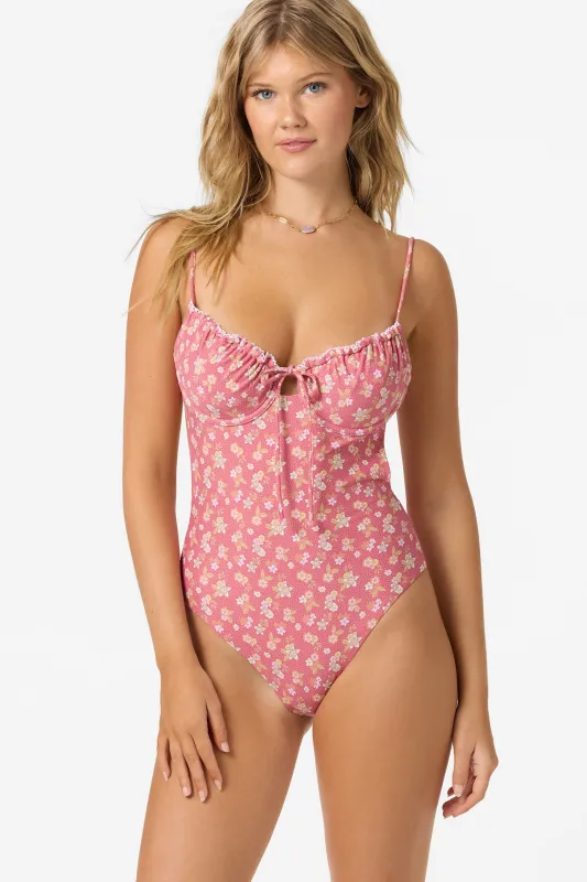Camellia Floral Kailua One-Piece sold by O'Neill