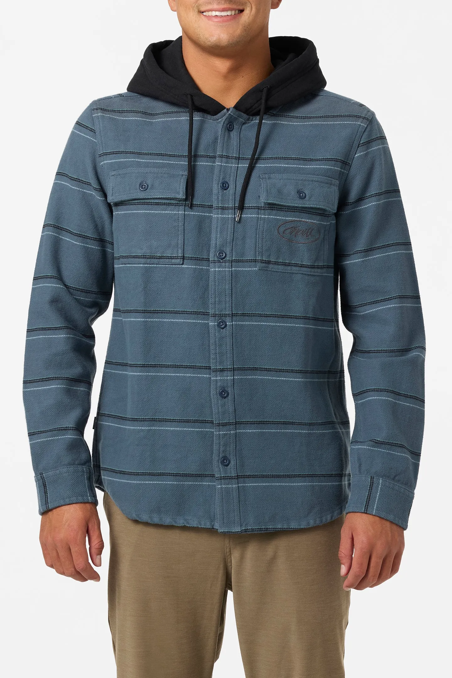 Archer Hooded Flannel Standard Fit Long Sleeve Shirt sold by O'Neill product image thumbnail 2