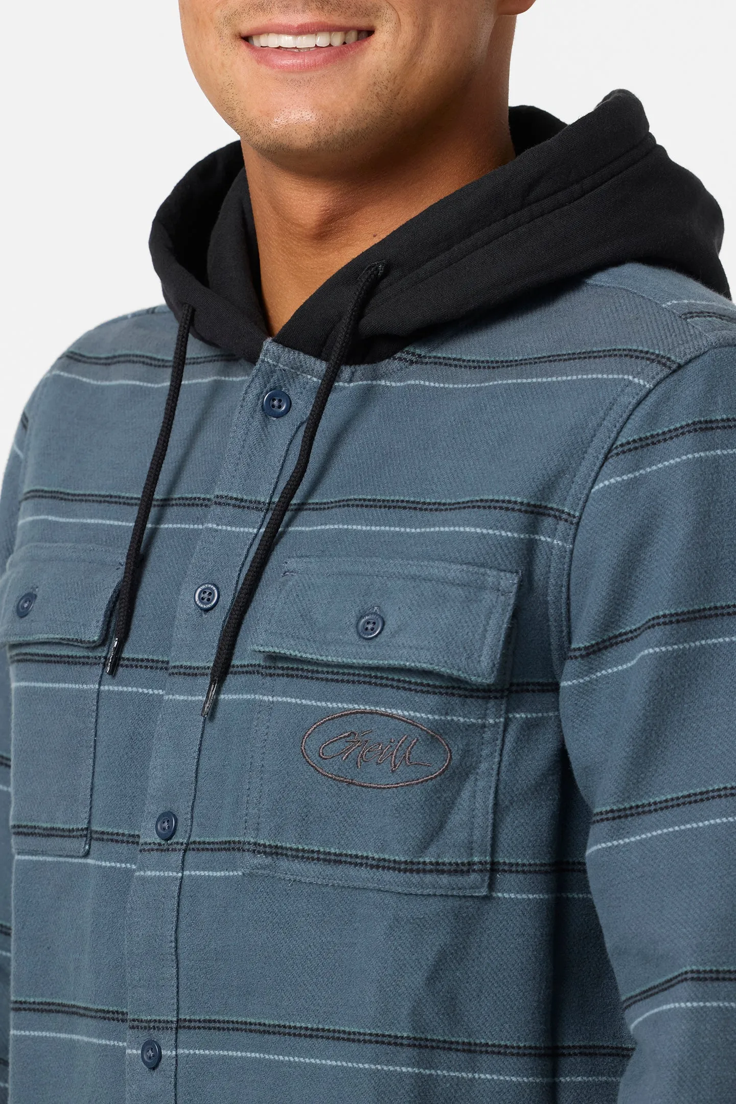 Archer Hooded Flannel Standard Fit Long Sleeve Shirt sold by O'Neill product image thumbnail 4