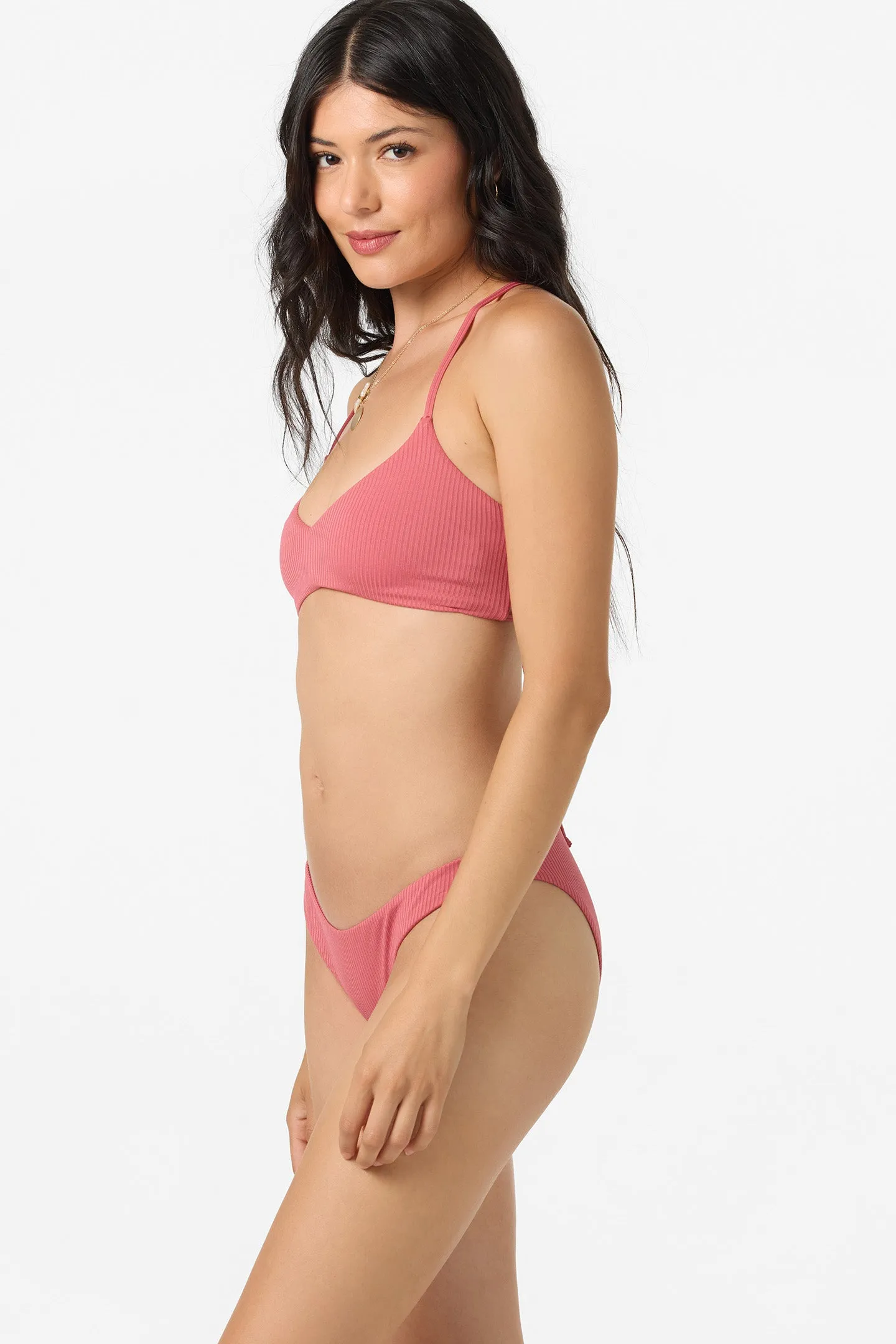 Saltwater Solids Rib Huntington Bralette Top sold by O'Neill product image thumbnail 4