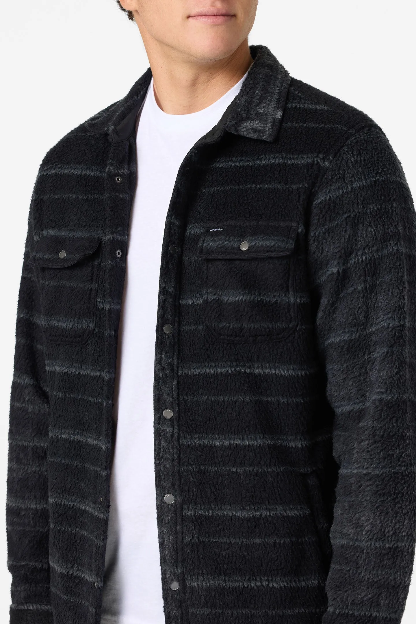 Glacier High Pile Superfleece Standard Fit Overshirt sold by O'Neill product image thumbnail 4