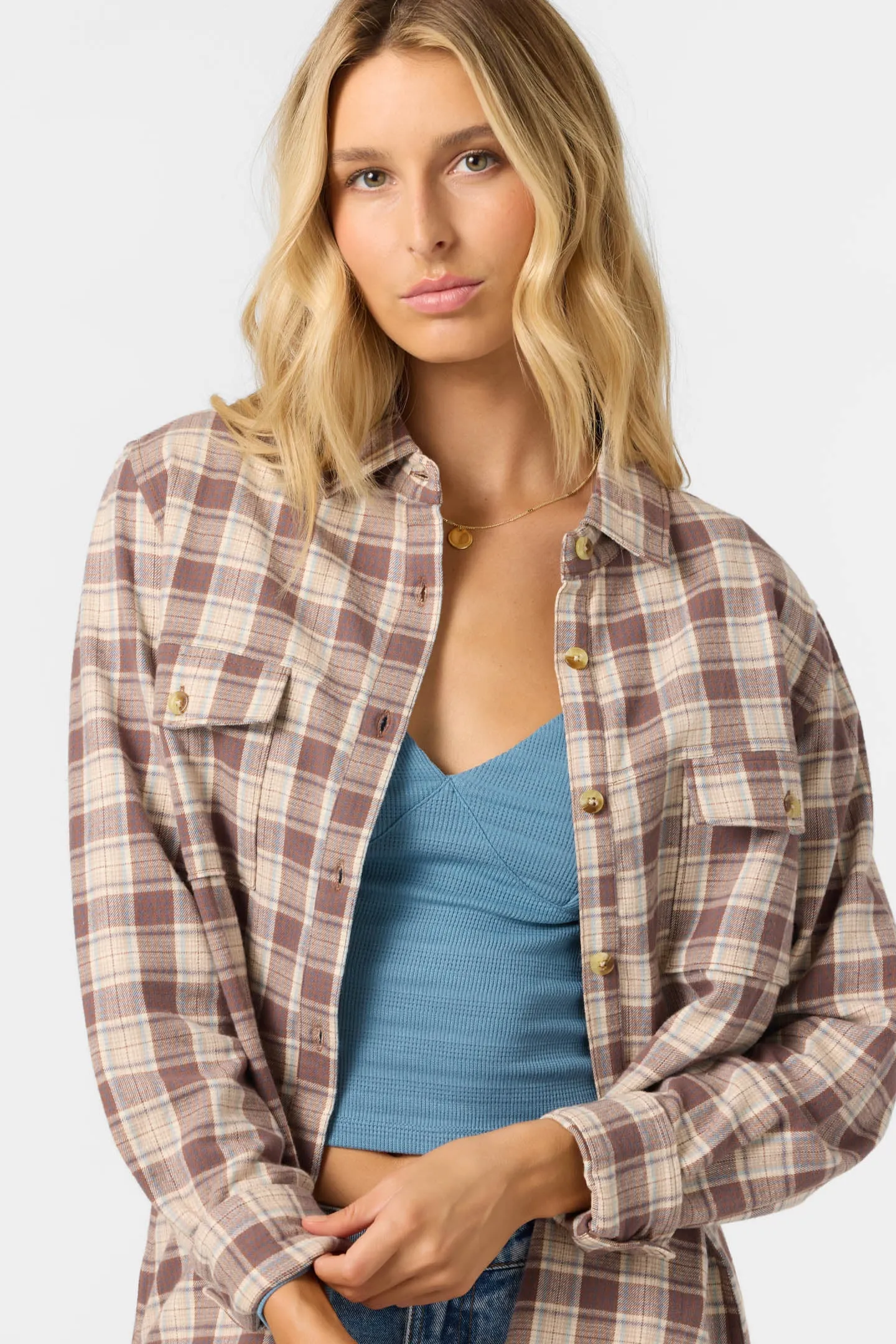 Brooks Flannel Long Sleeve Top sold by O'Neill product image thumbnail 4