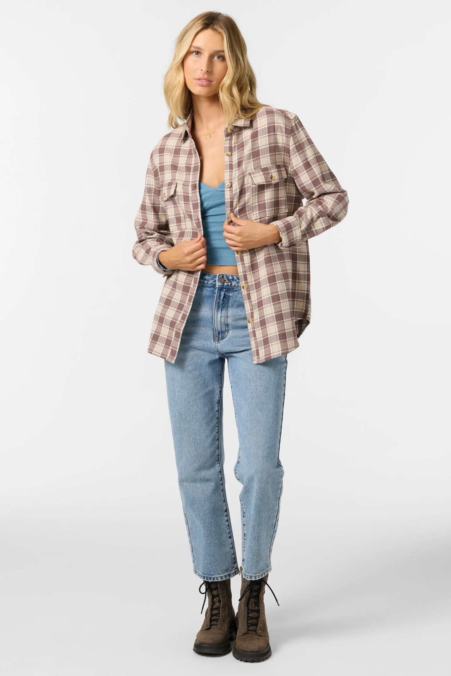 Brooks Flannel Long Sleeve Top sold by O'Neill product image thumbnail 3