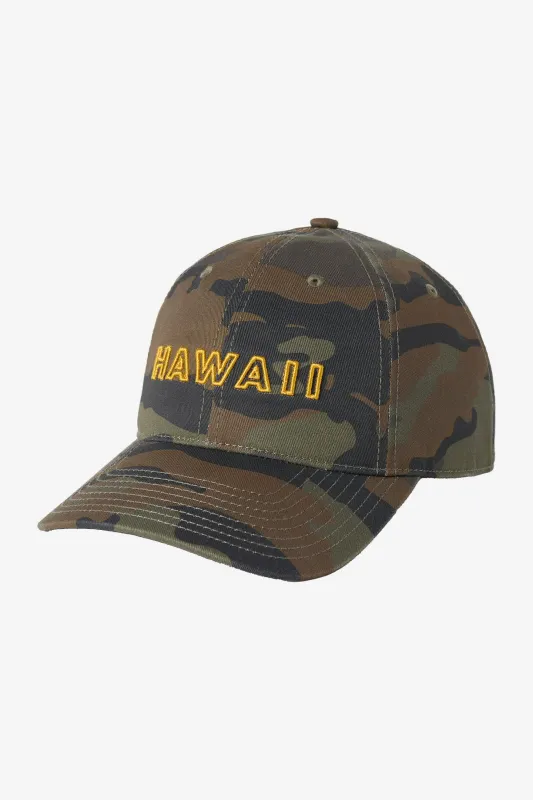 Hawaii Idles Camo Trucker Hat sold by O'Neill