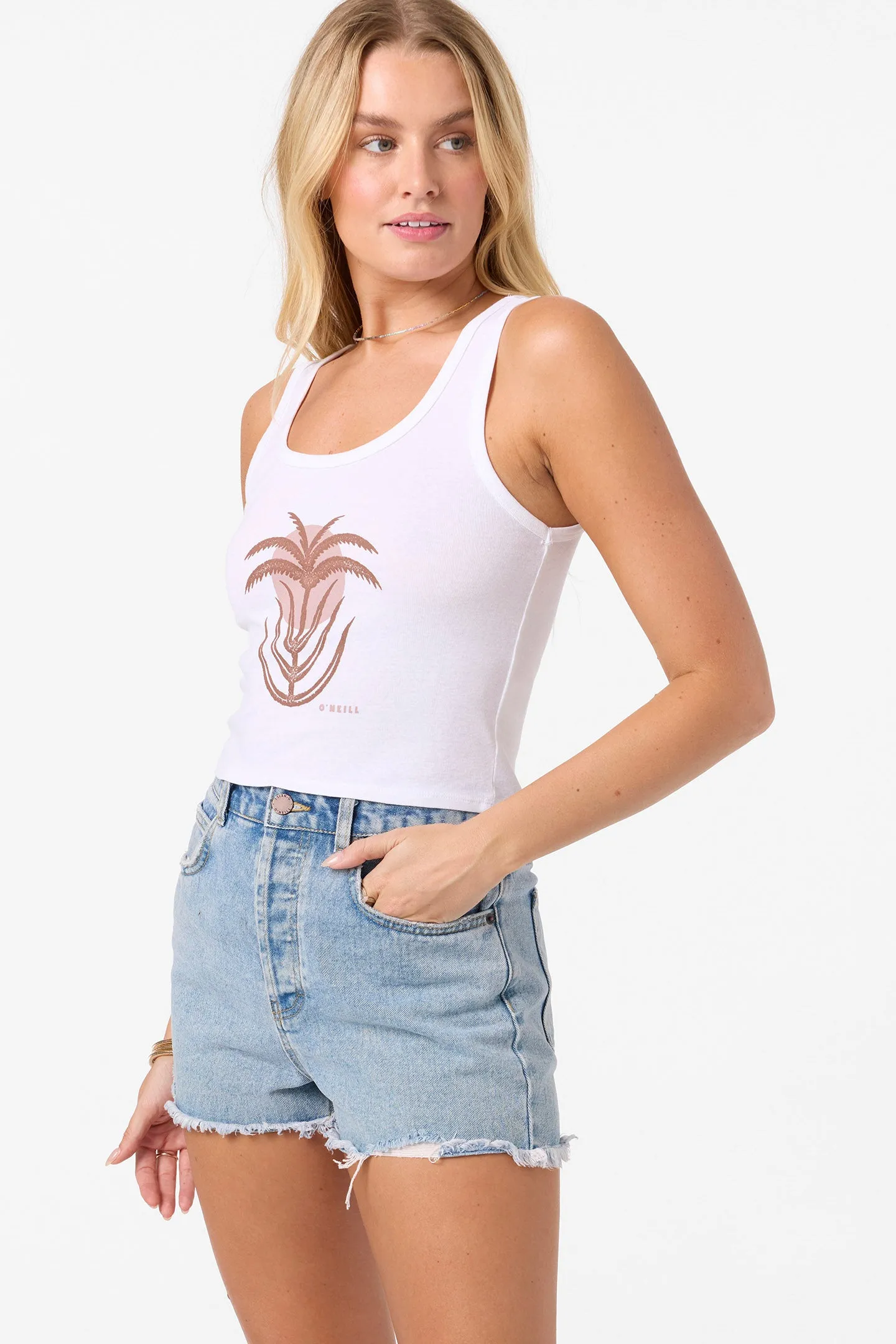Palm Sun Scoop Neck Tank sold by O'Neill product image thumbnail 5