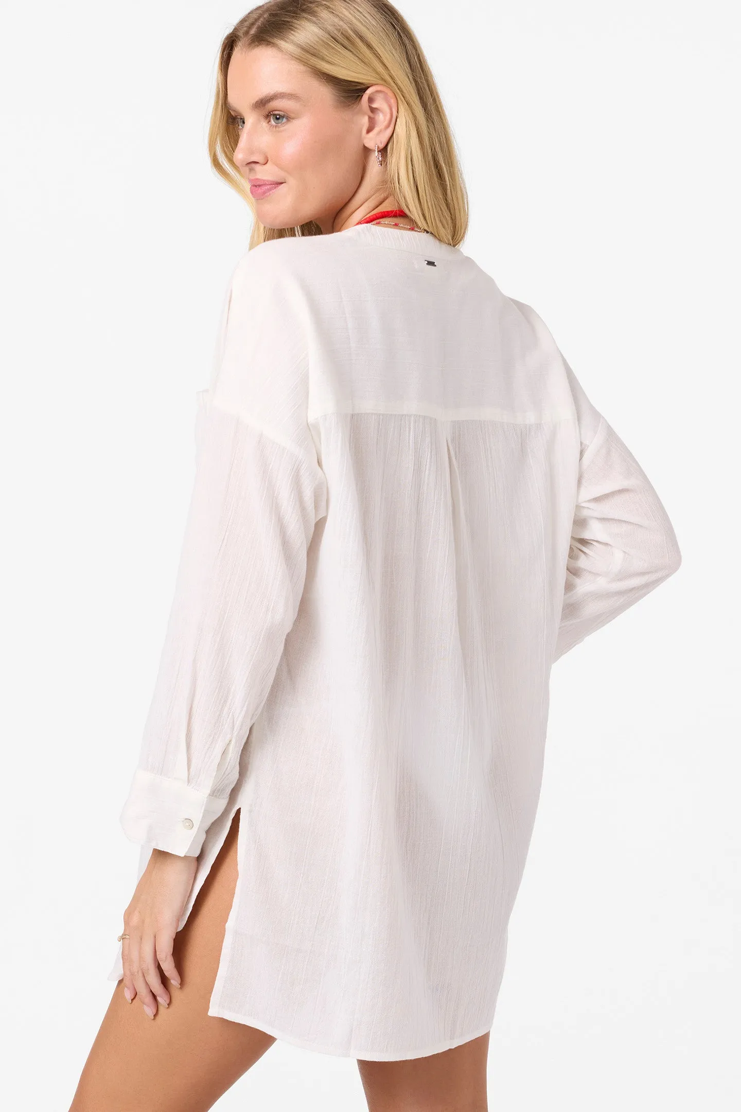 Belizin Long Sleeve Cover-Up Dress sold by O'Neill product image thumbnail 2