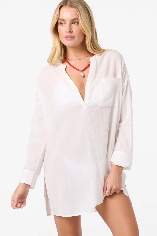 Belizin Long Sleeve Cover-Up Dress sold by O'Neill