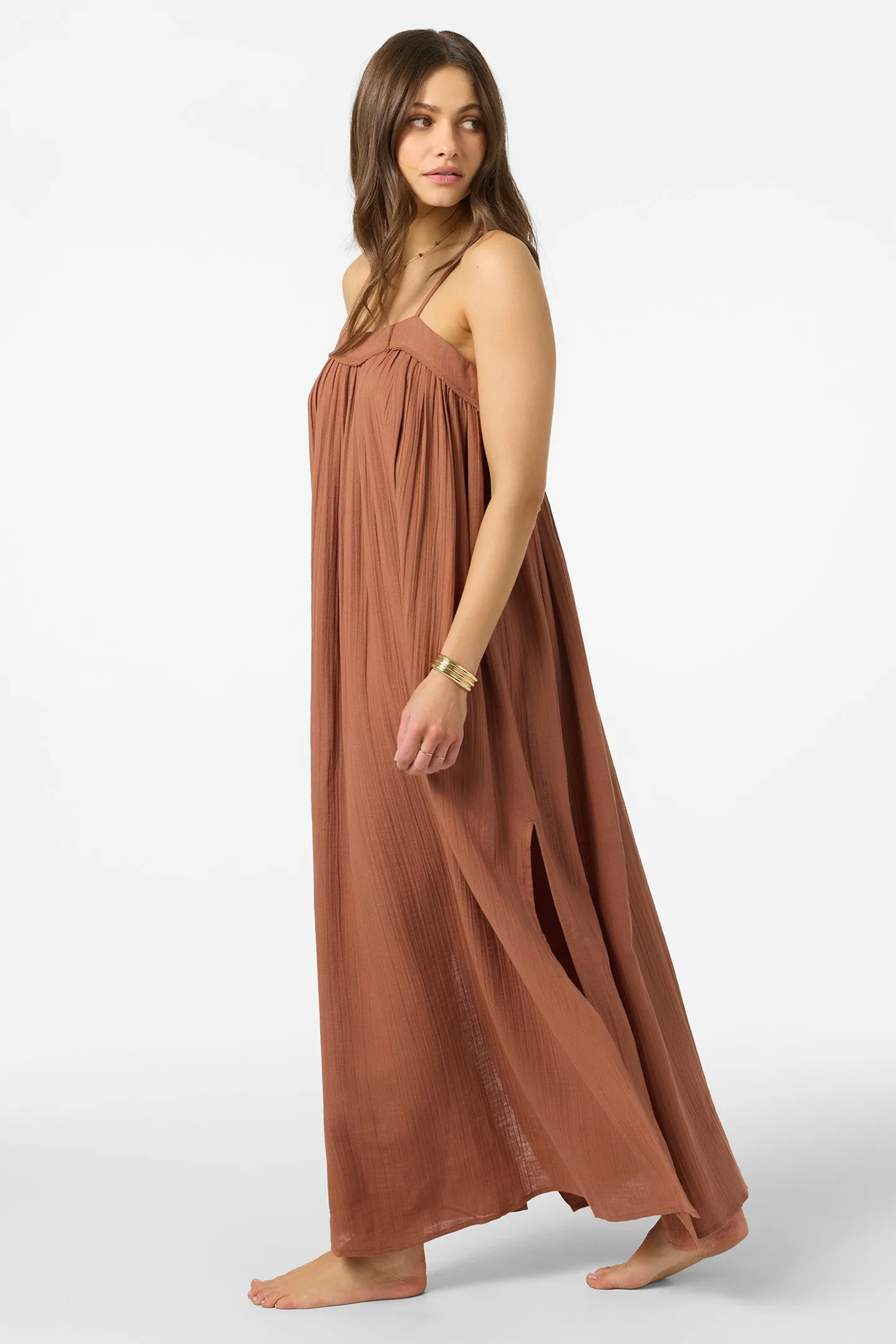 Saltwater Solids Sai Maxi Cover-Up Dress sold by O'Neill product image thumbnail 5