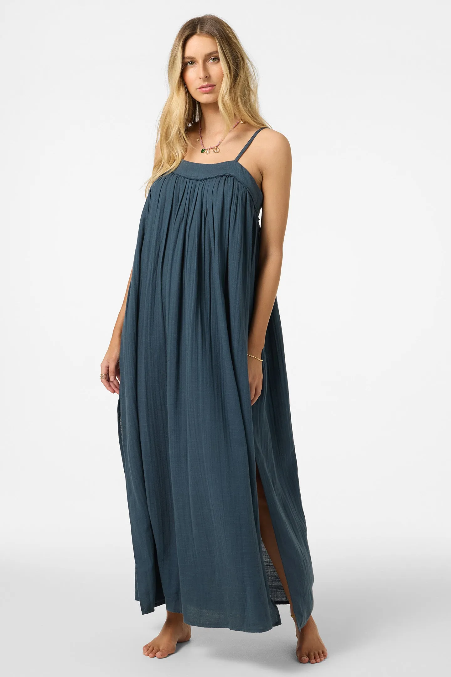 Saltwater Solids Sai Maxi Cover-Up Dress sold by O'Neill product image thumbnail 3