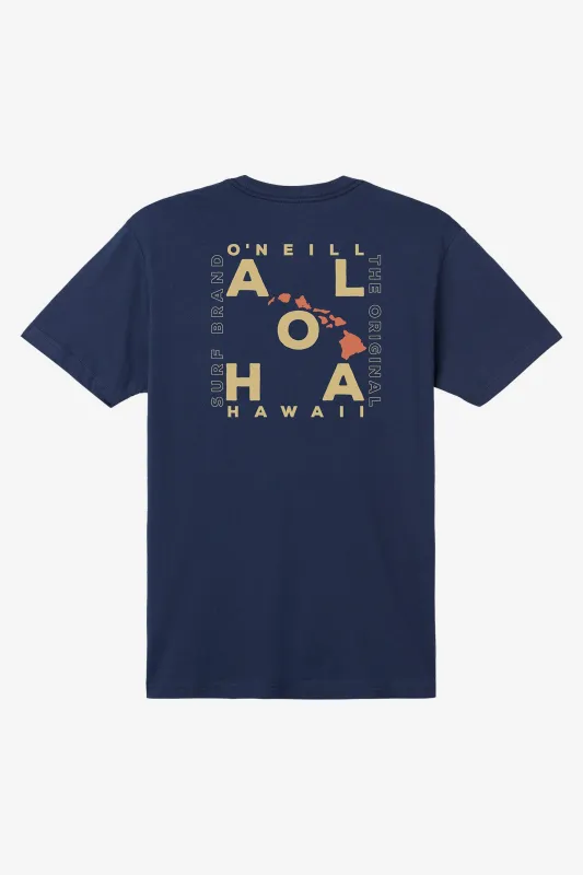 Hawaii Layout Classic Tee sold by O'Neill