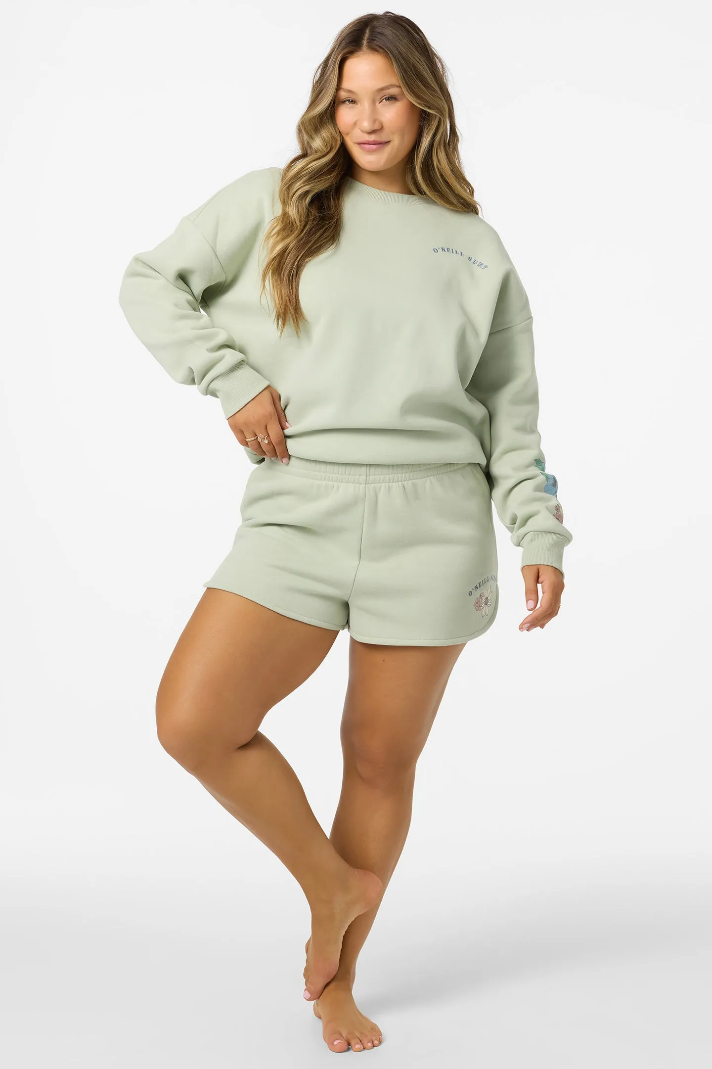 Petal Scallop Fleece Lounge Shorts sold by O'Neill product image thumbnail 3