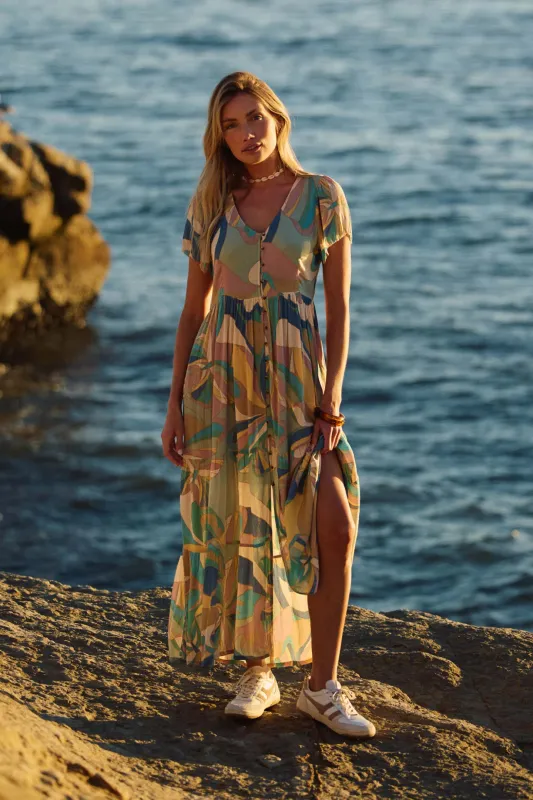 Zygrid Butterfly Midi Dress made by O'Neill