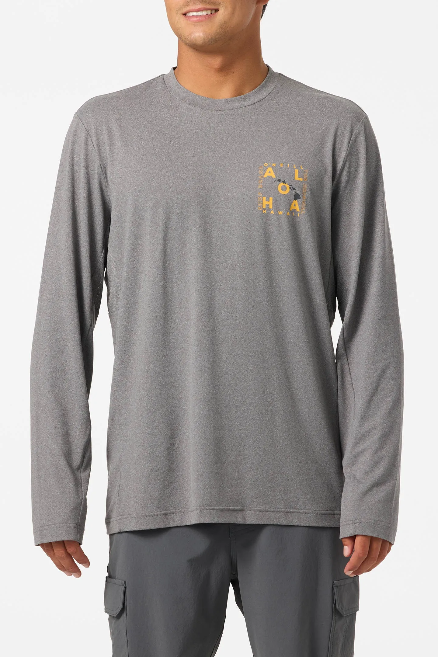 Hawaii Layout UPF Long Sleeve Standard Fit Tee sold by O'Neill product image thumbnail 2