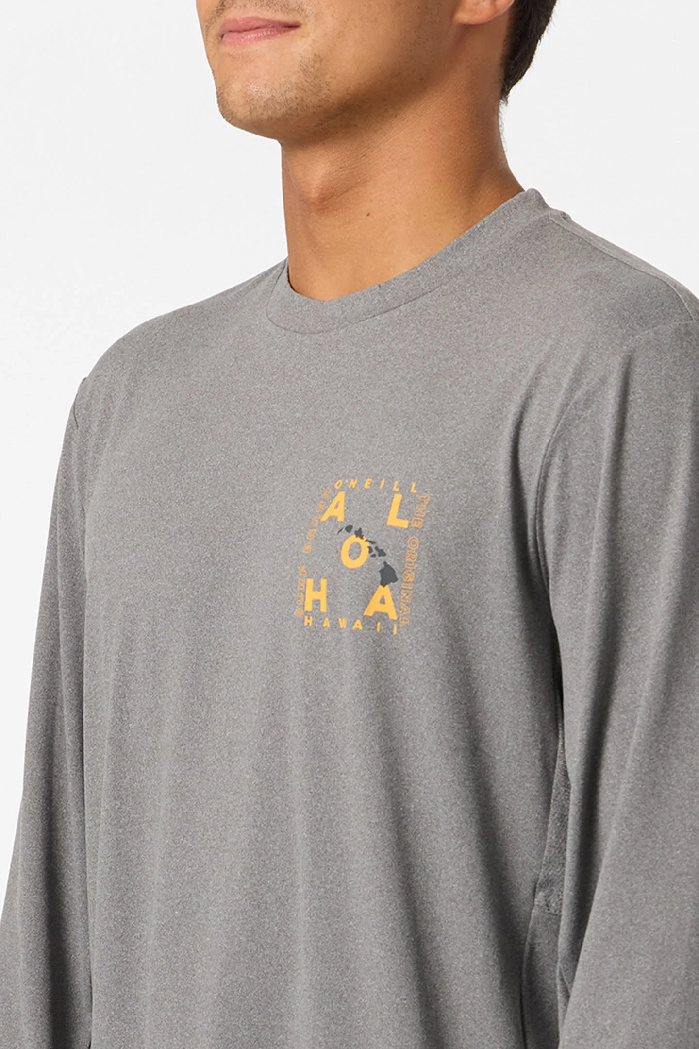 Hawaii Layout UPF Long Sleeve Standard Fit Tee sold by O'Neill product image thumbnail 4