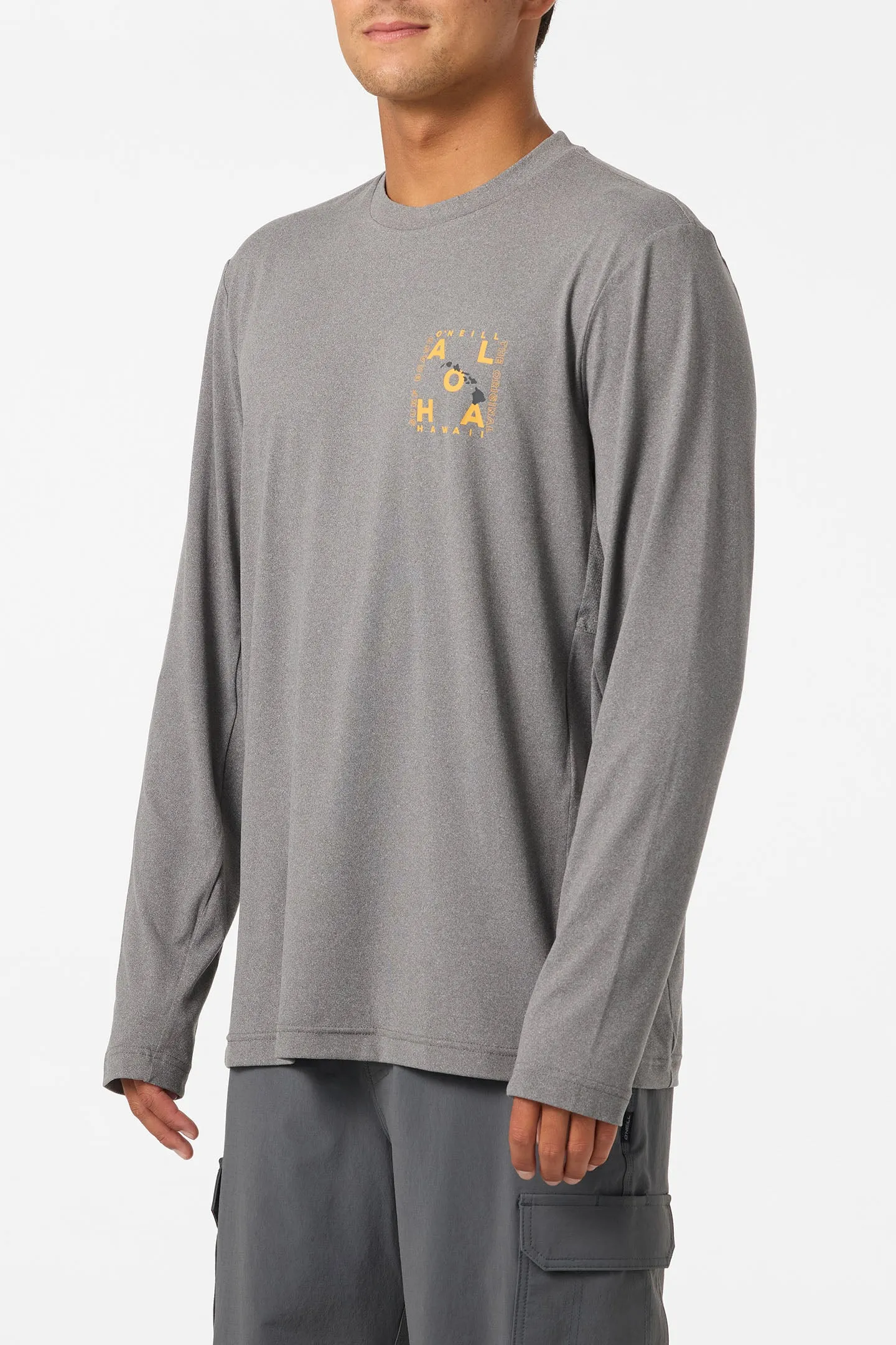 Hawaii Layout UPF Long Sleeve Standard Fit Tee sold by O'Neill product image thumbnail 3