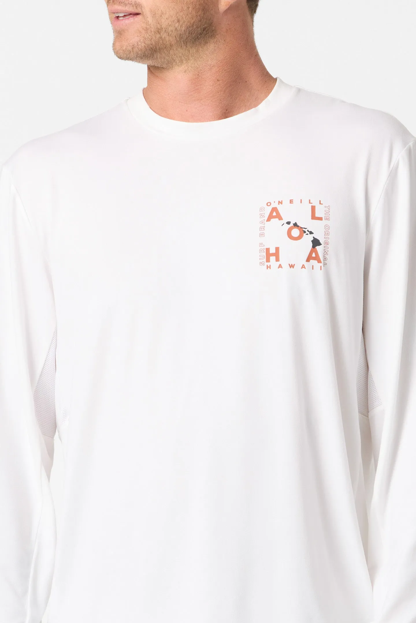 Hawaii Layout UPF Long Sleeve Standard Fit Tee sold by O'Neill product image thumbnail 4